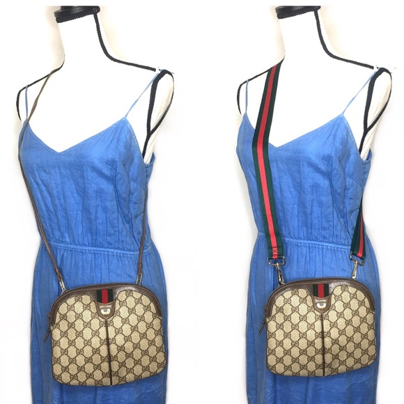 Authentic Gucci crossbody bag brown monogram coated canvas - Picture 3 of 15